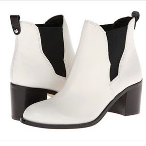 Sam Edelman Justin Chelsea White Booties